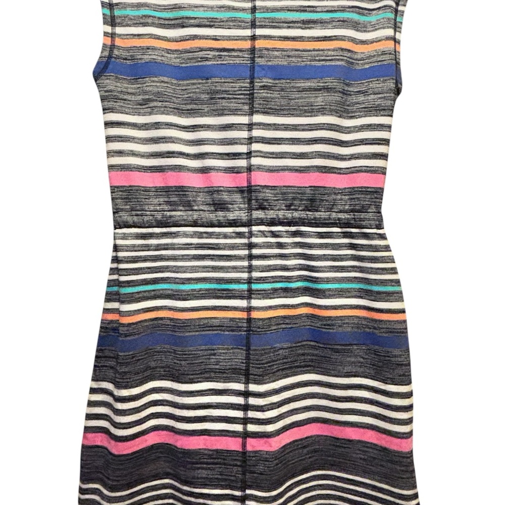 T for Talbots Sleeveless Striped Dress Size Small Petite - Picture 4 of 5